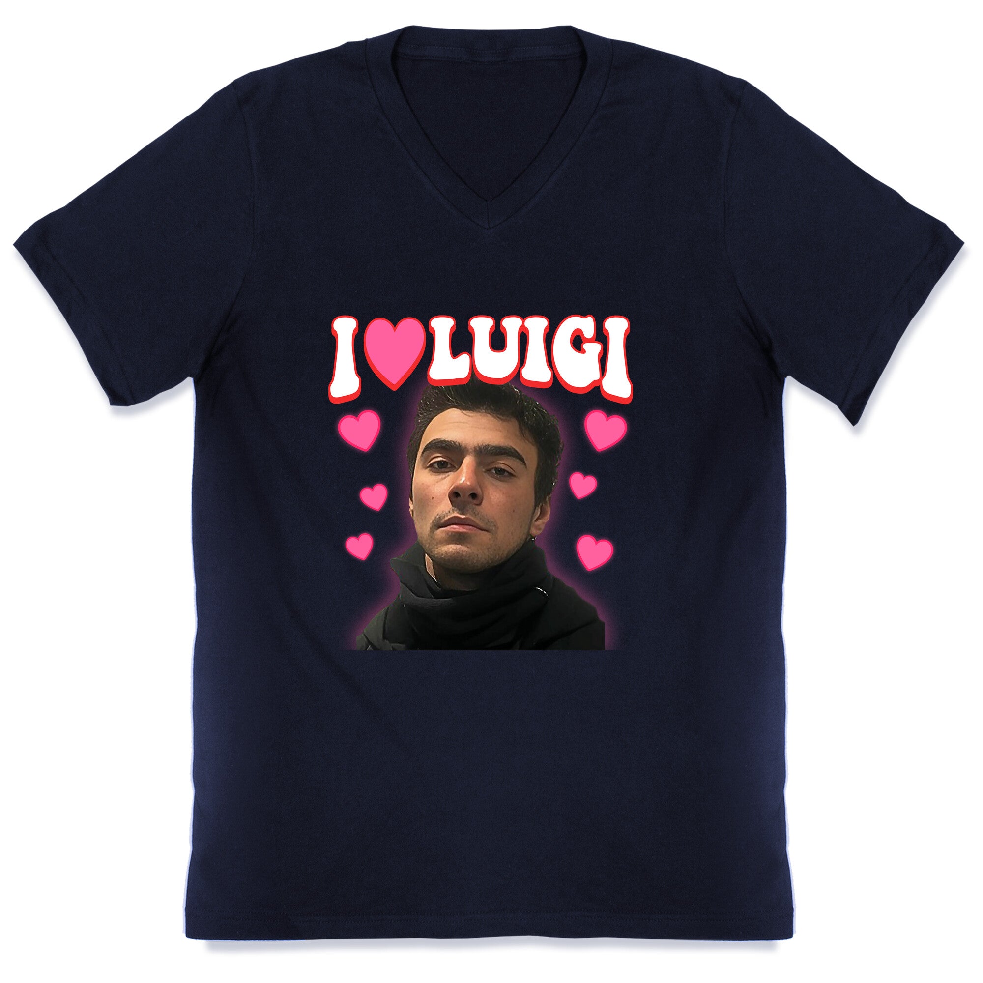 I Love Luigi Mangione V-Neck